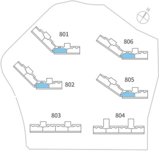 8BL 117㎡B 동 배치 KEY MAP